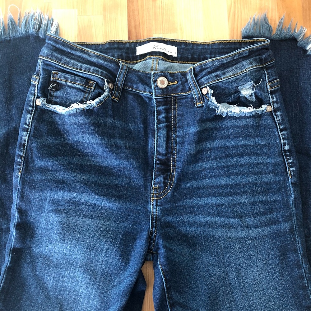 KanCan frayed Step hem